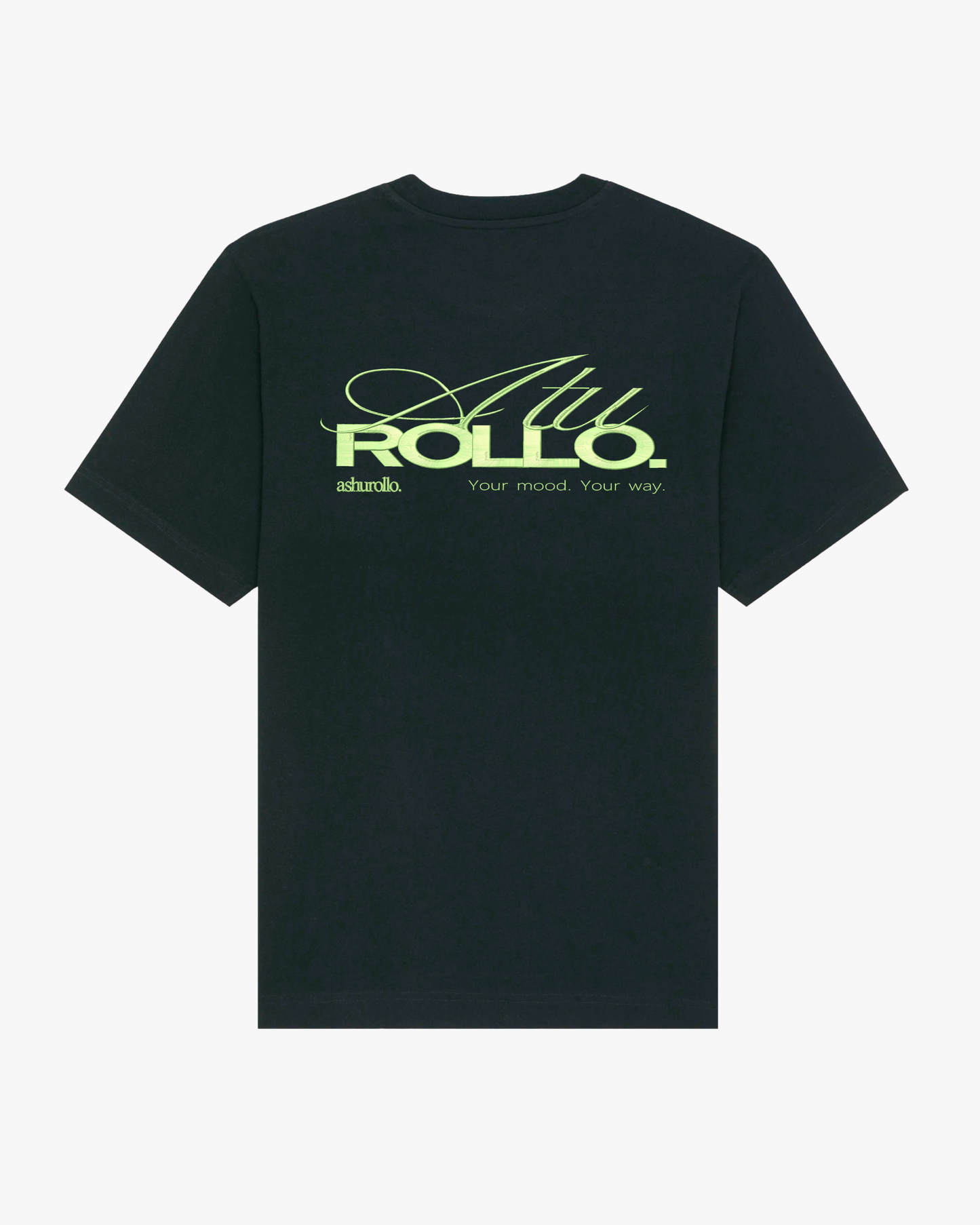 Camiseta A TU ROLLO. Negra