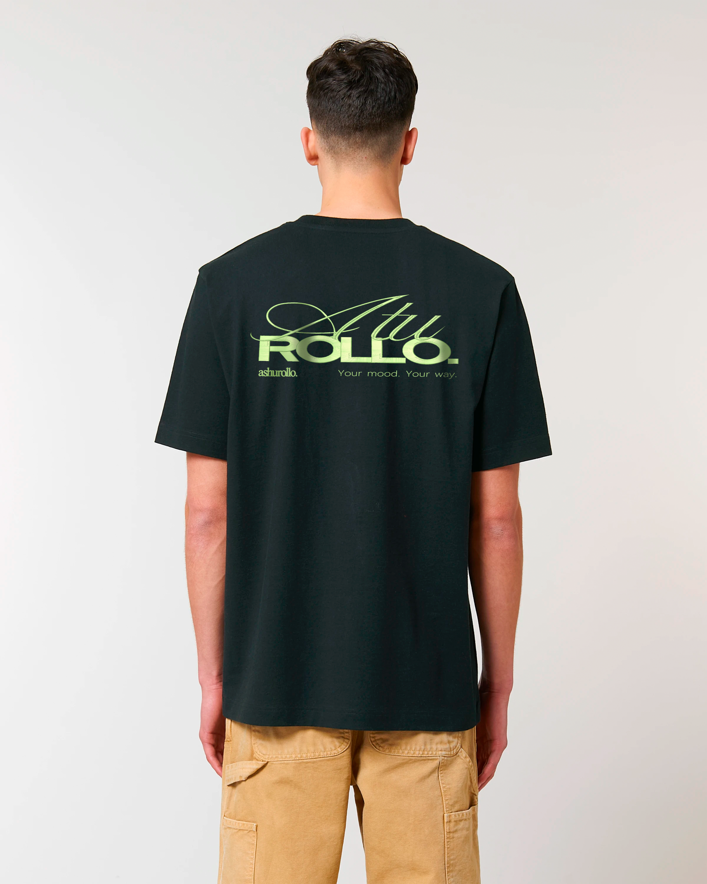 Camiseta A TU ROLLO. Negra