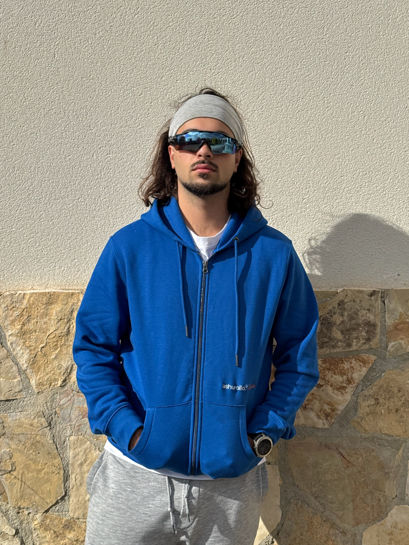 Sudadera Con Cremallera Eclipse Azul