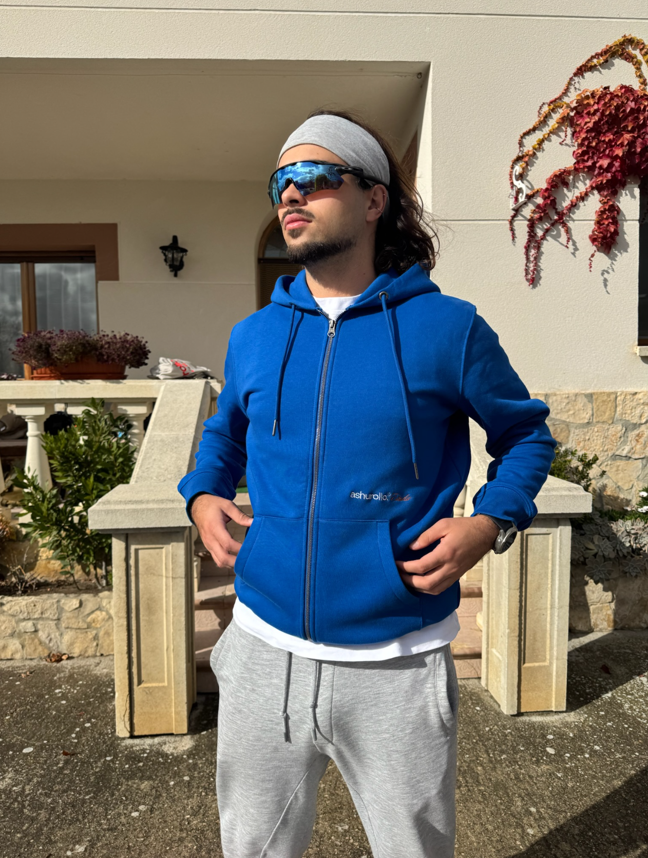 Sudadera Con Cremallera Eclipse Azul