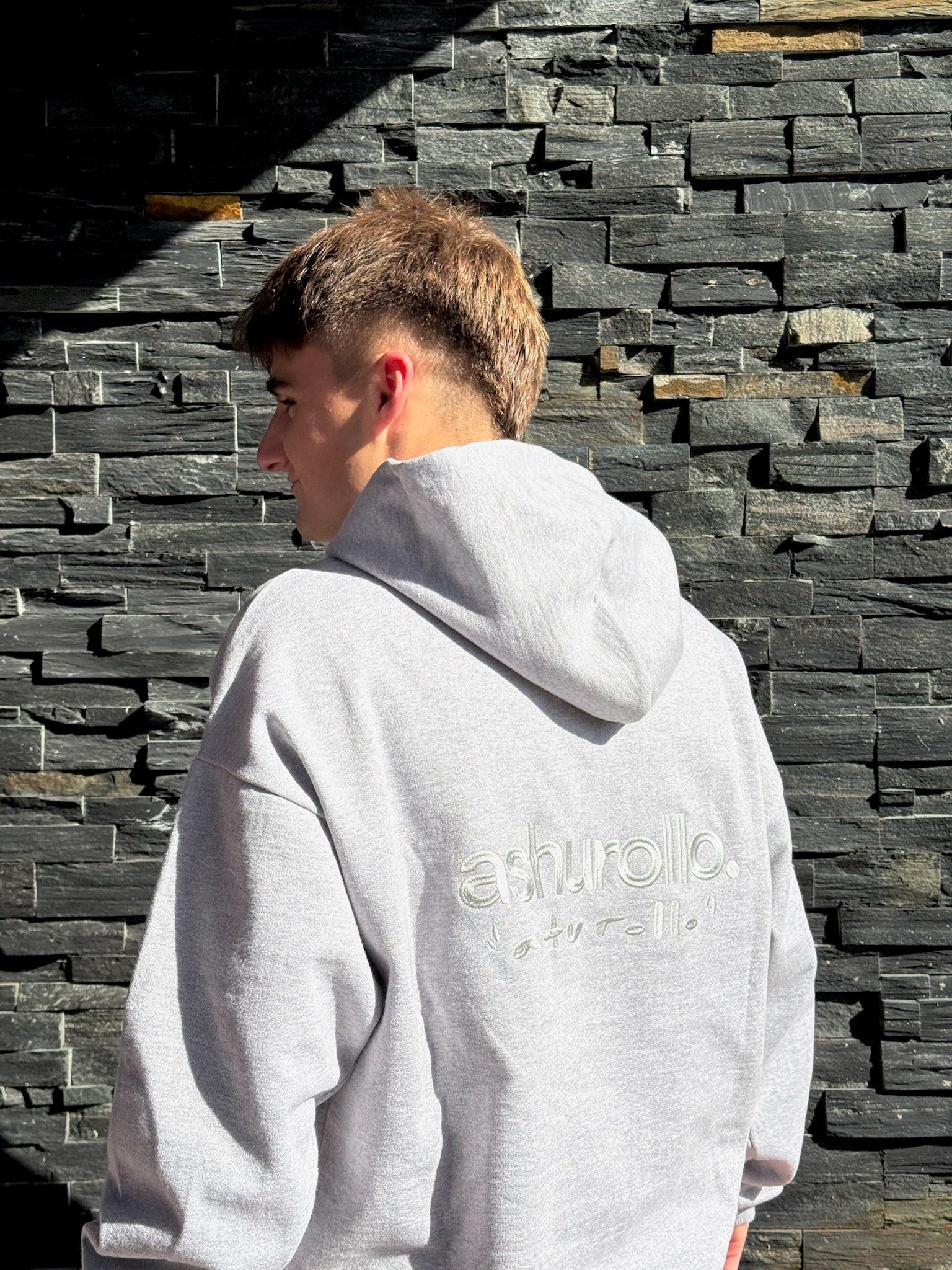 Sudadera A TU ROLLO. Gris & Plata