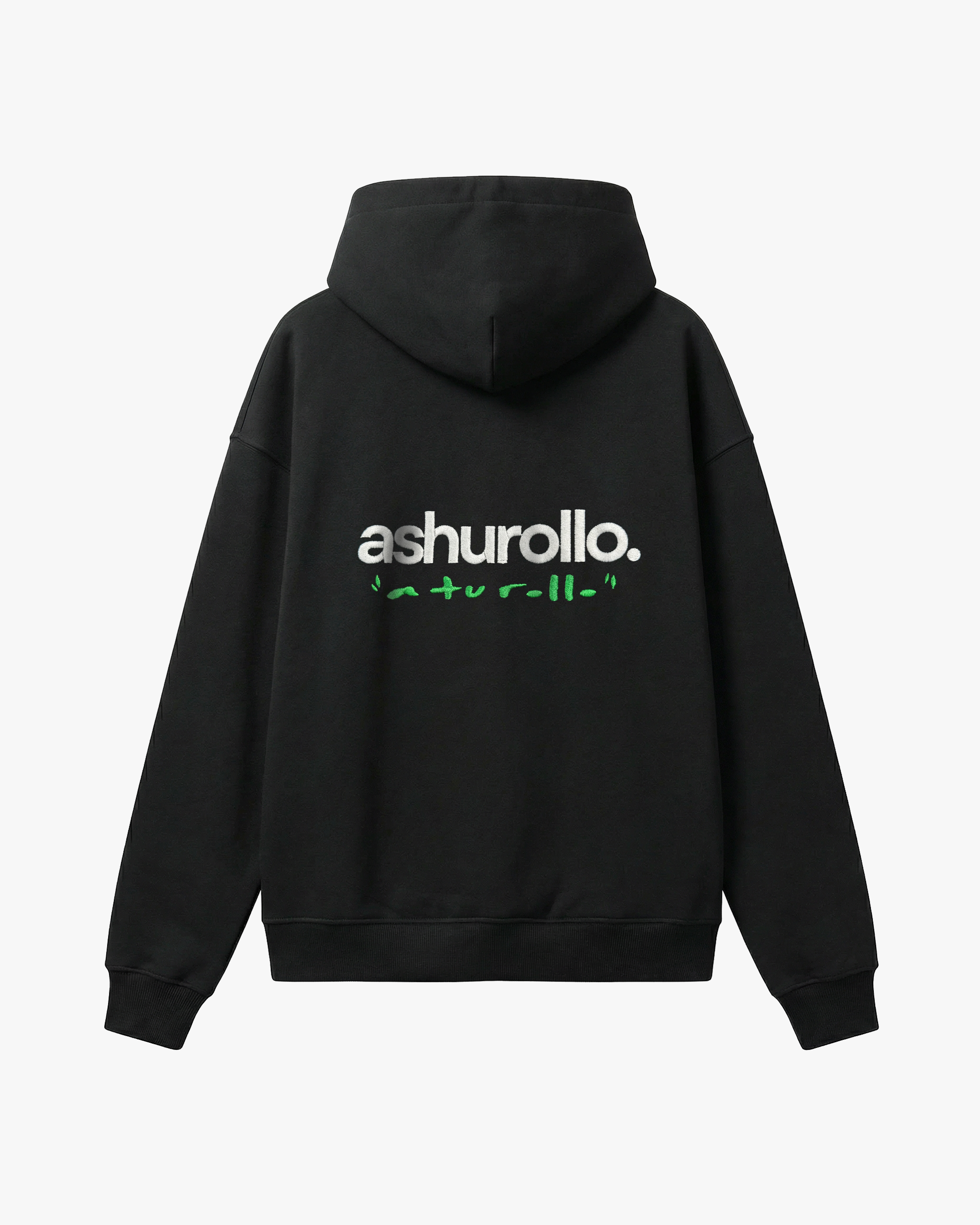 Sudadera A TU ROLLO. Negra & Verde