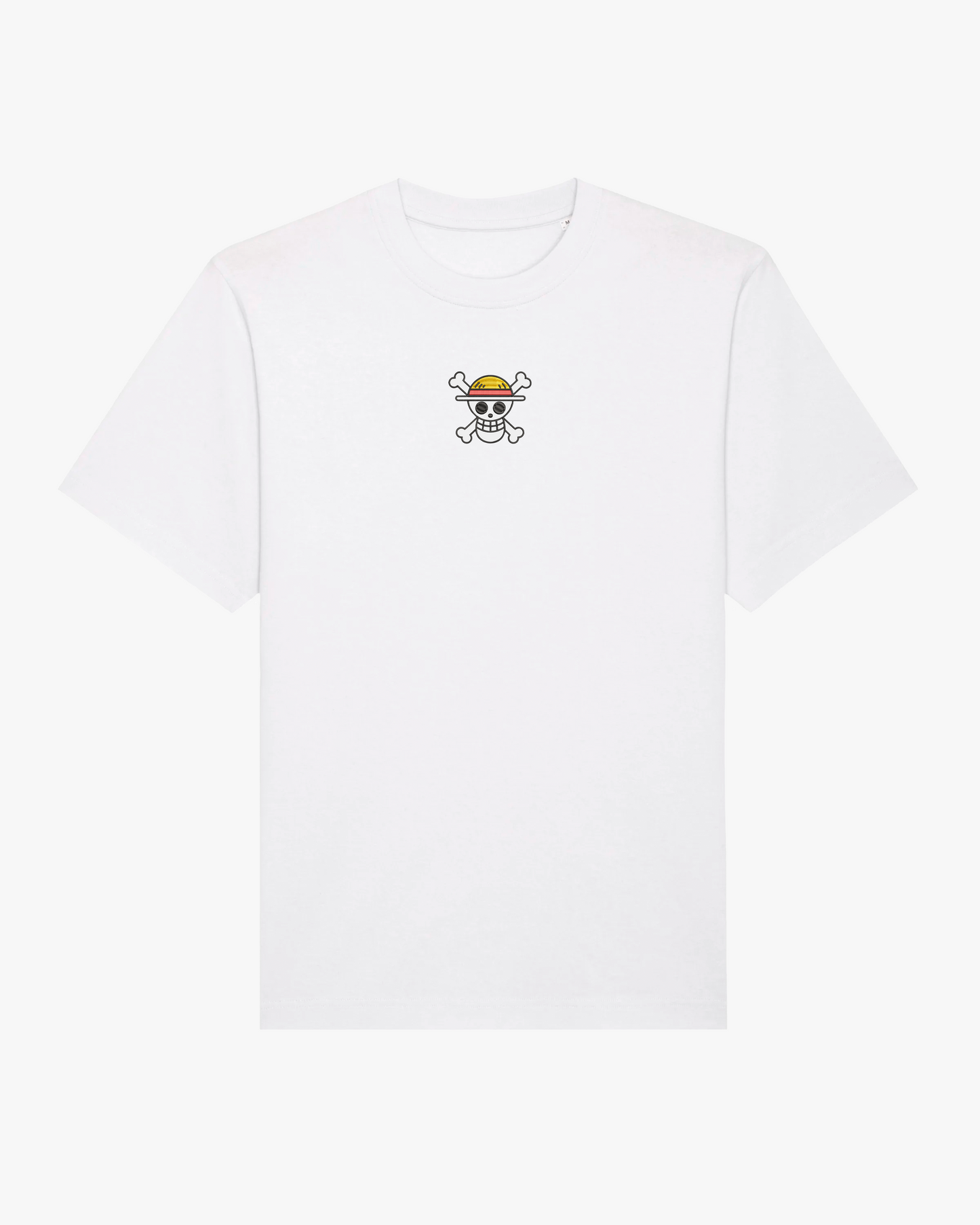 T-shirt Premium // Bandera pirata blanco