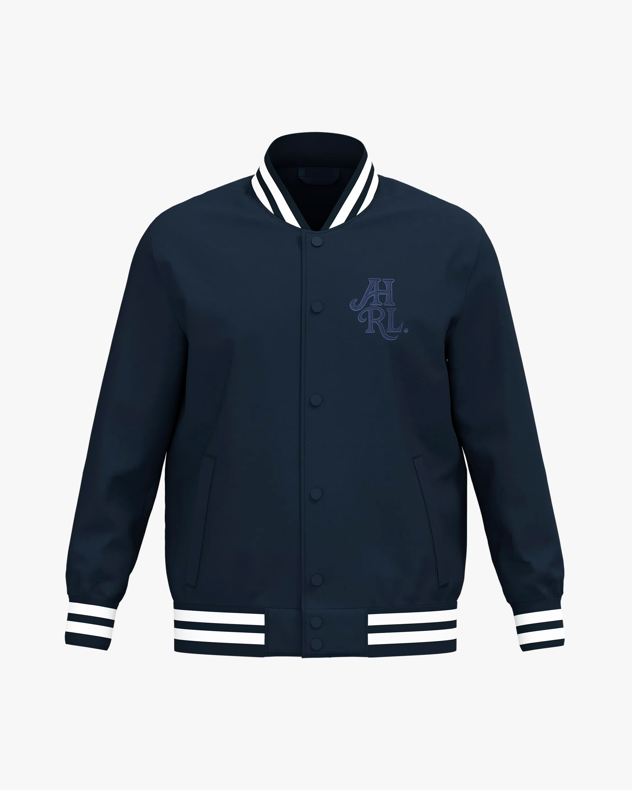 Cazadora Unisex College AHRL. Azul Marino