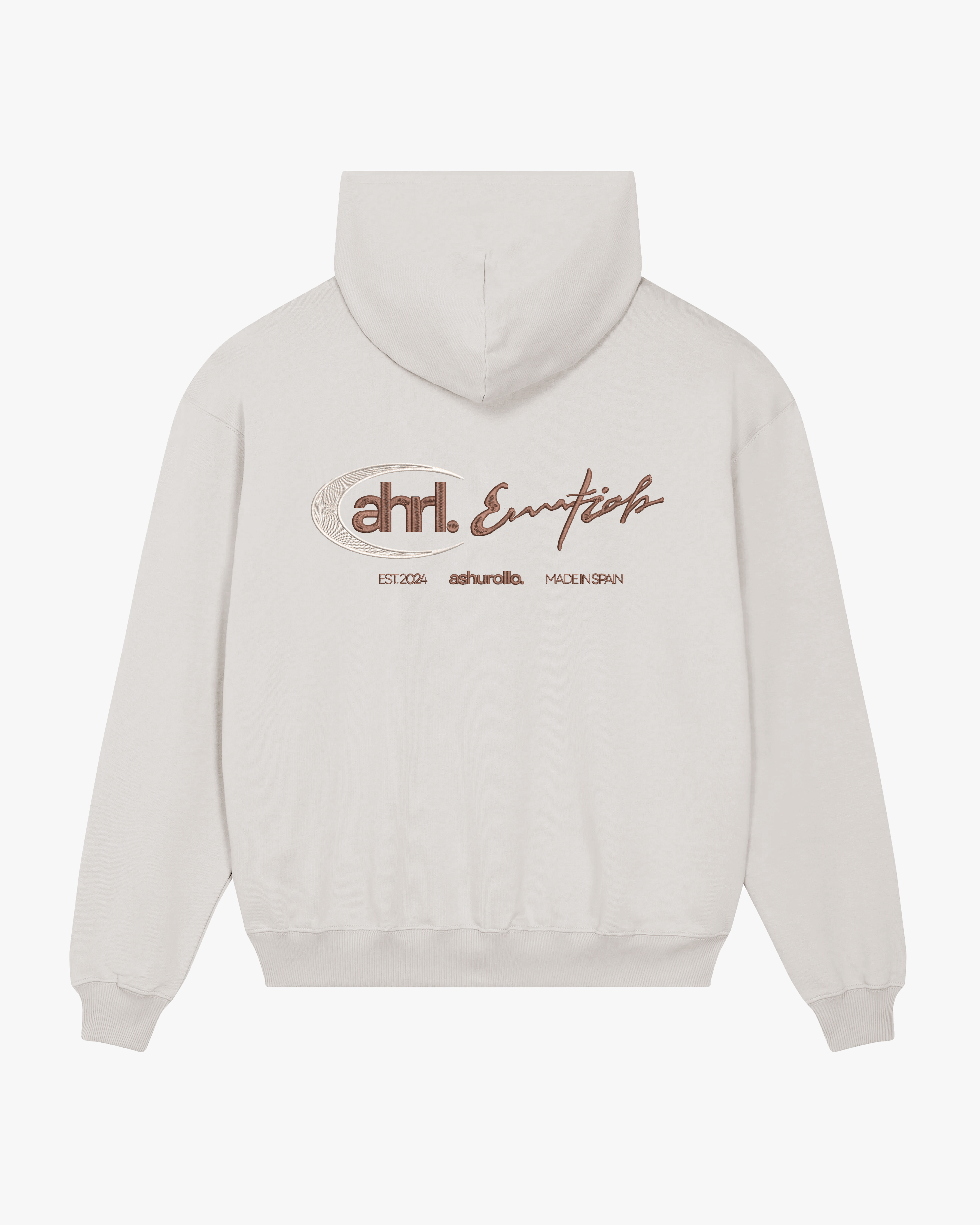 Sudadera Essentials Beige Crema & Café