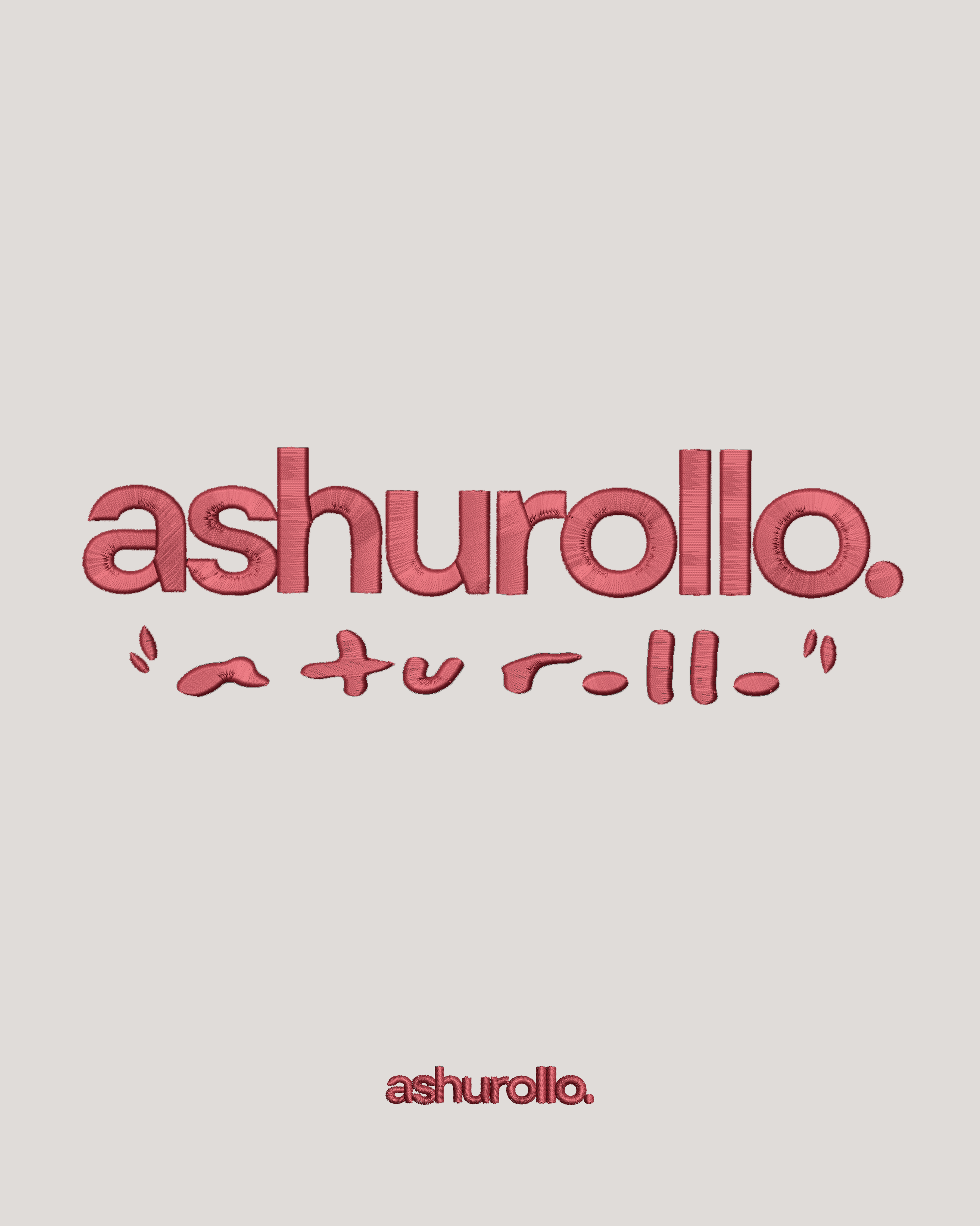 Sudadera A TU ROLLO. Beige Crema & Rojo
