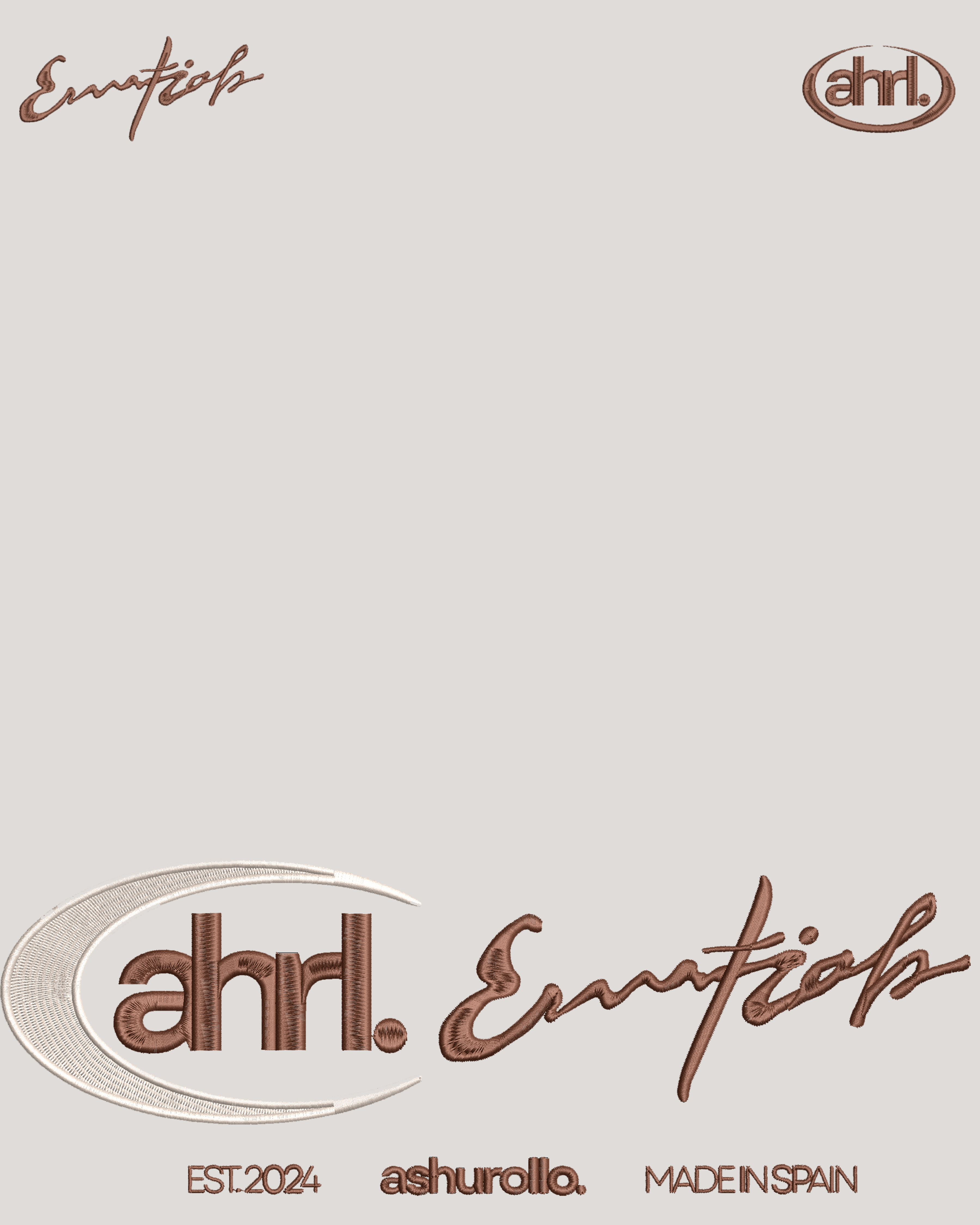 Sudadera Essentials Beige Crema & Café