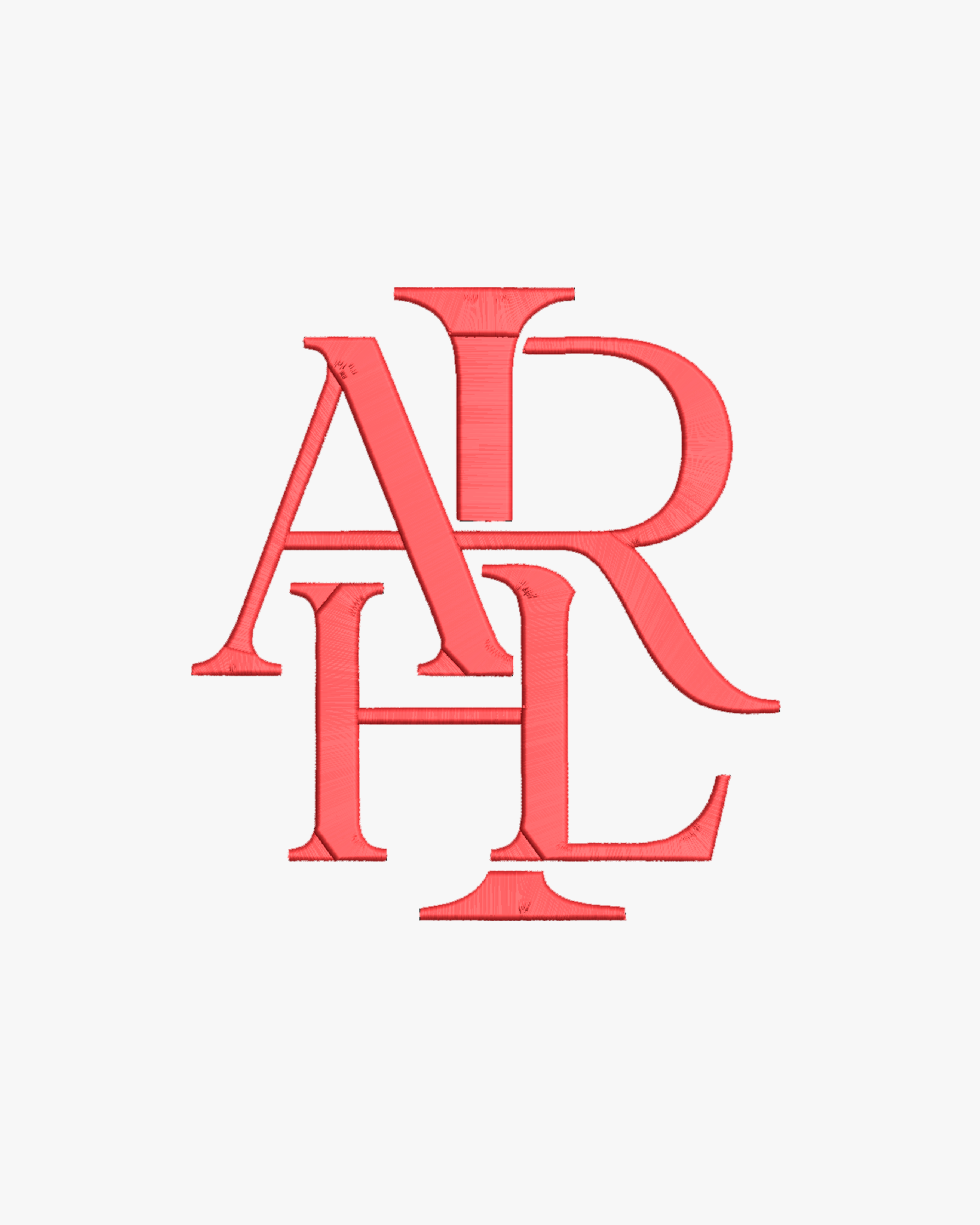 Camiseta AHRL. Blanca & Roja