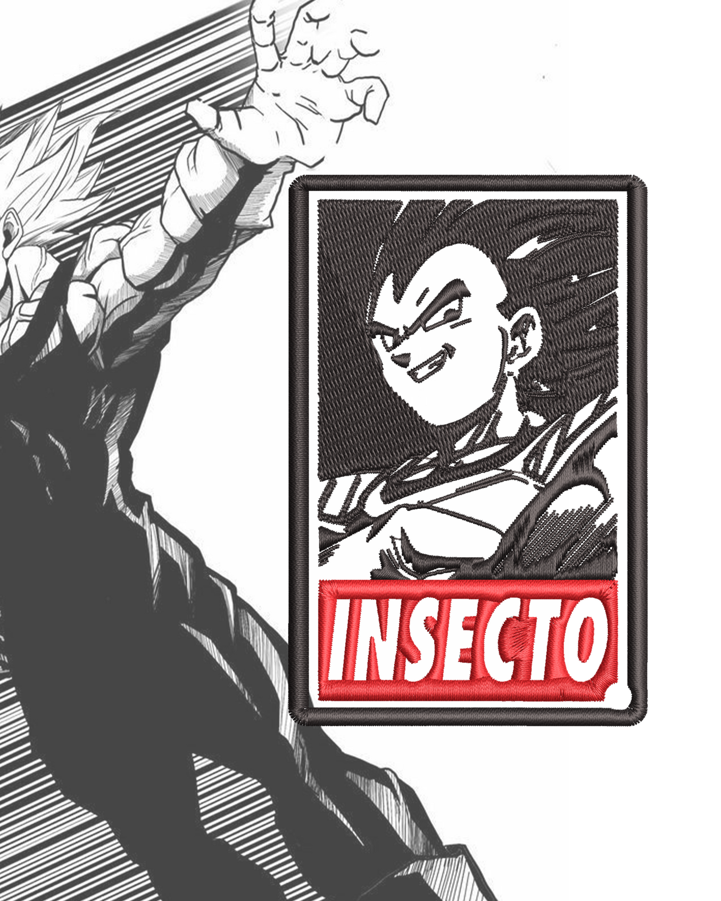 Hoodie Vegeta INSECTO // Oversize Unisex Dragon Ball