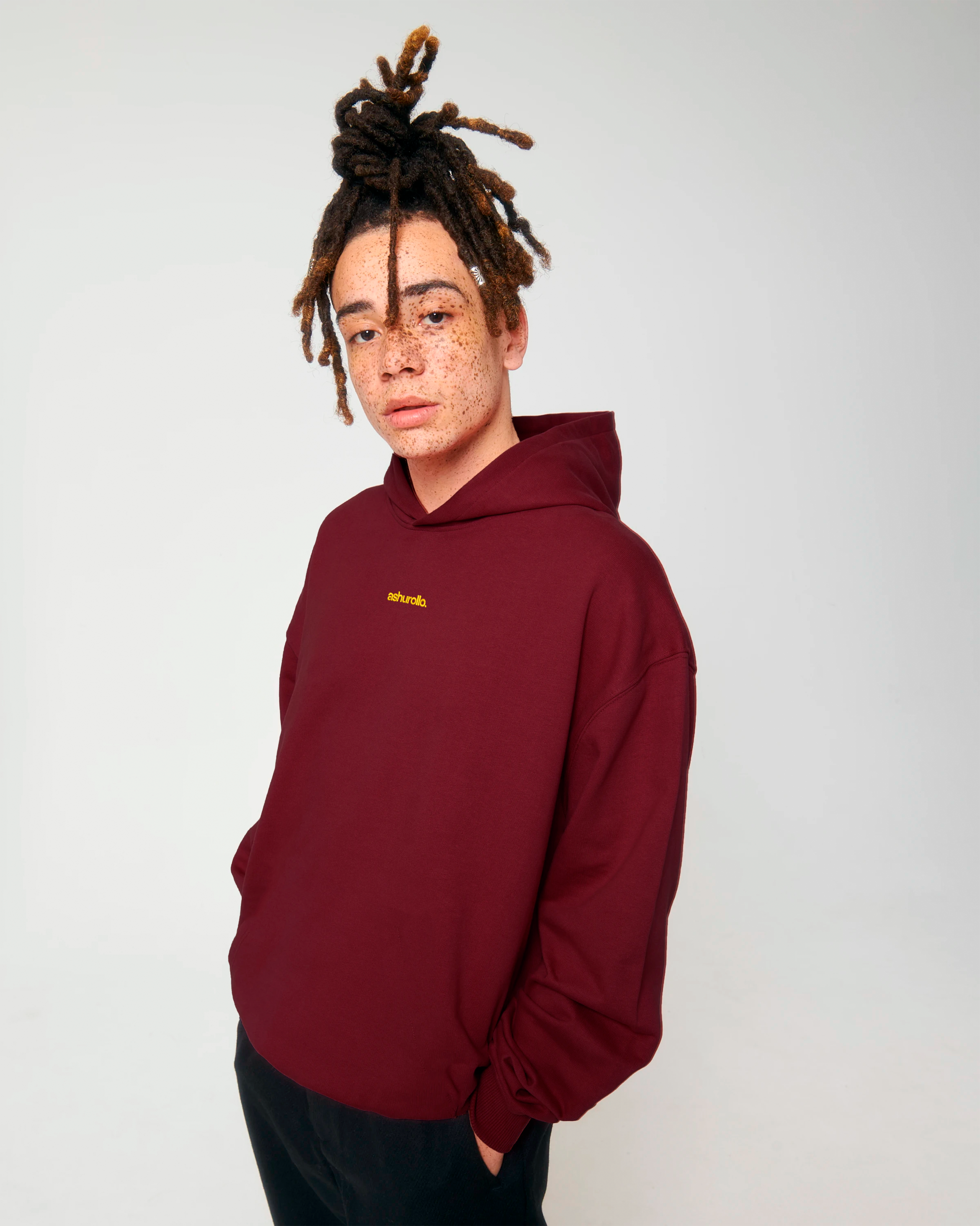 Sudadera A TU ROLLO. Vino & Dorado