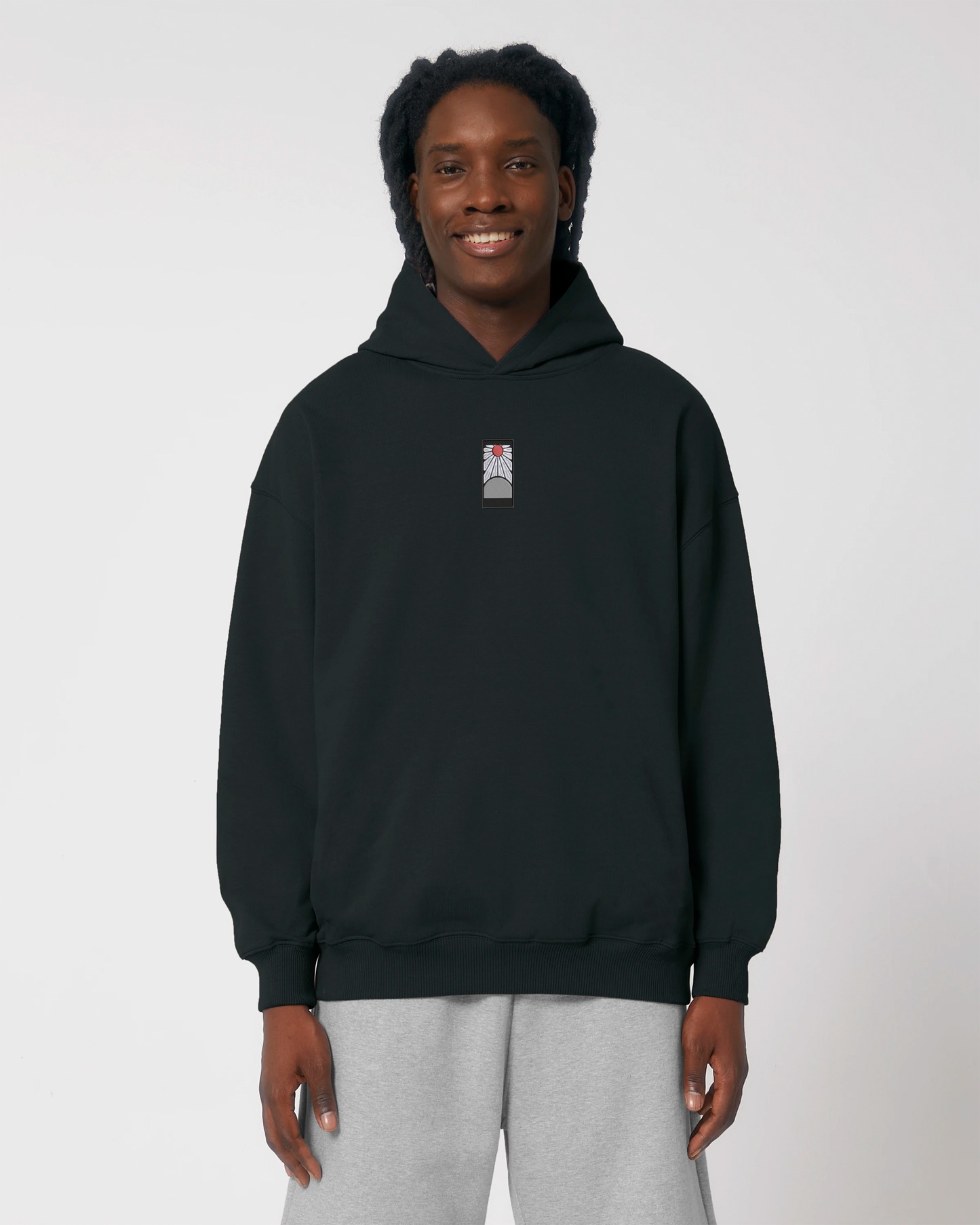 Hoodie Oversize Unisex // Pendiente Solar - Kimetsu no Yaiba