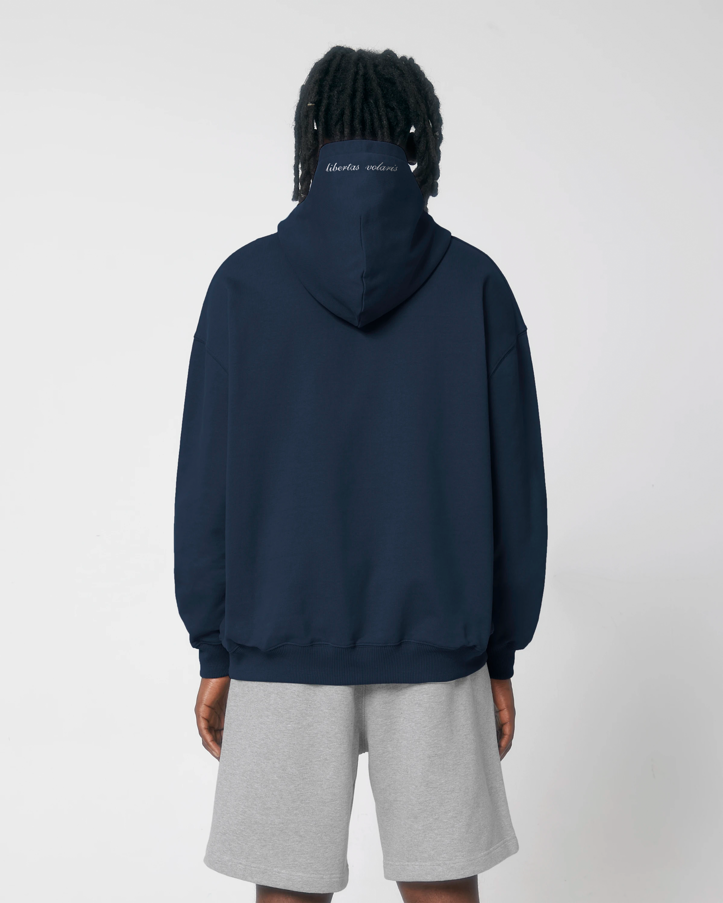 Hoodie Oversize Unisex NAVY // Libertas Volaris V.0