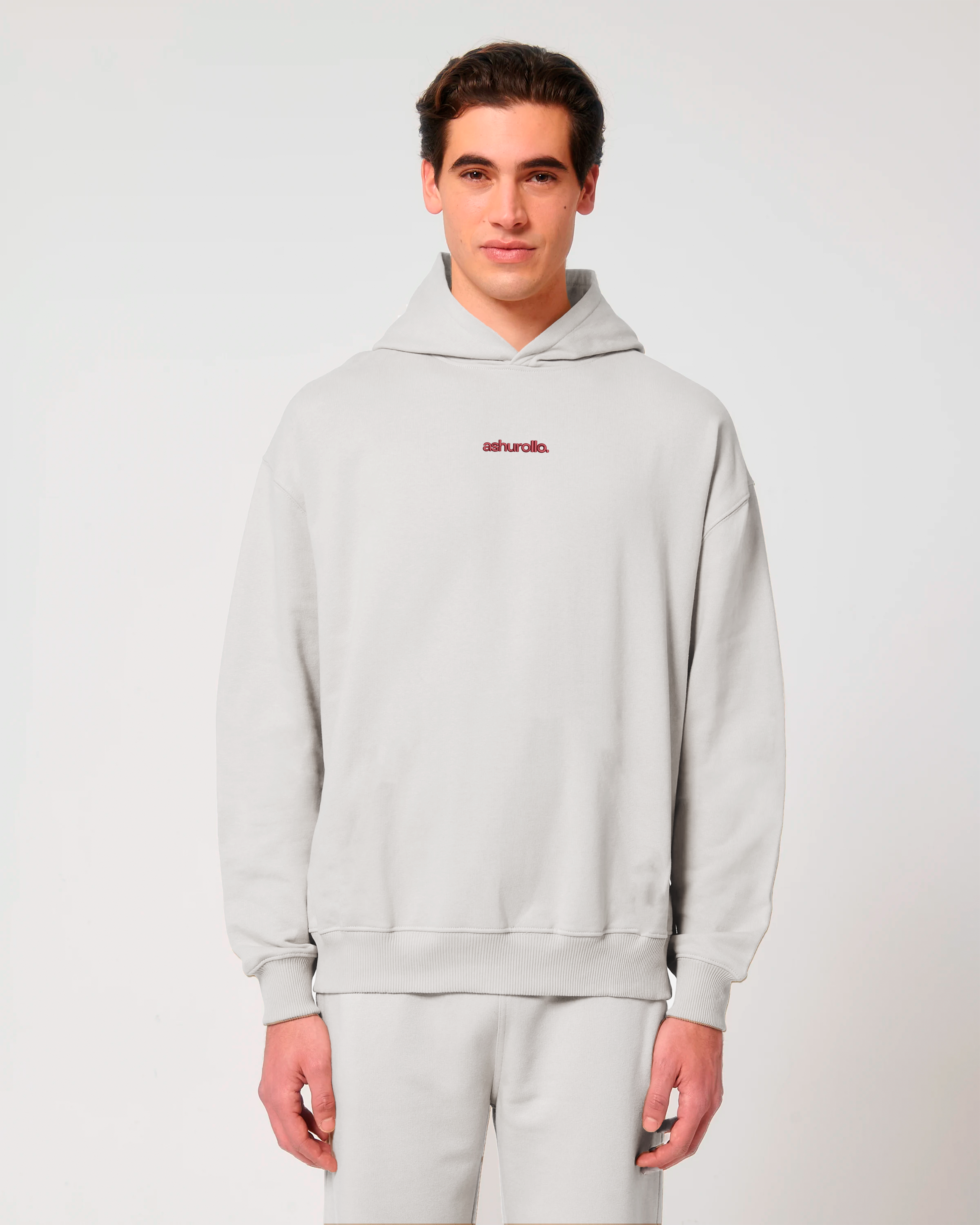 Sudadera A TU ROLLO. Beige Crema & Rojo