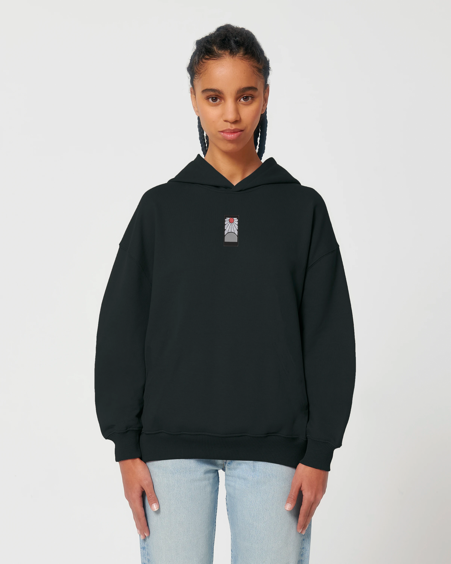 Hoodie Oversize Unisex // Pendiente Solar - Kimetsu no Yaiba