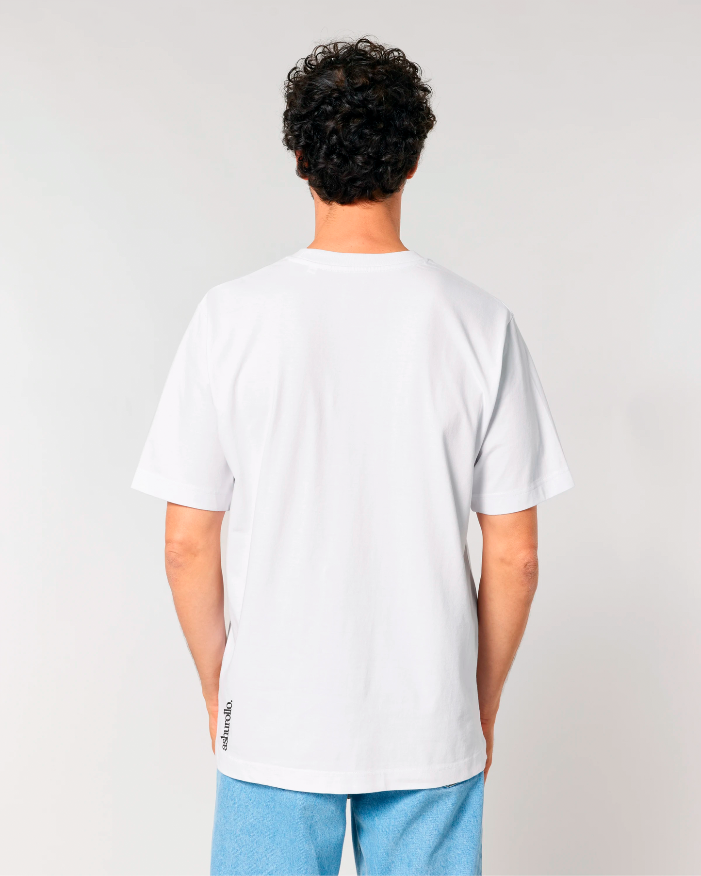 T-shirt Premium // Bandera pirata blanco