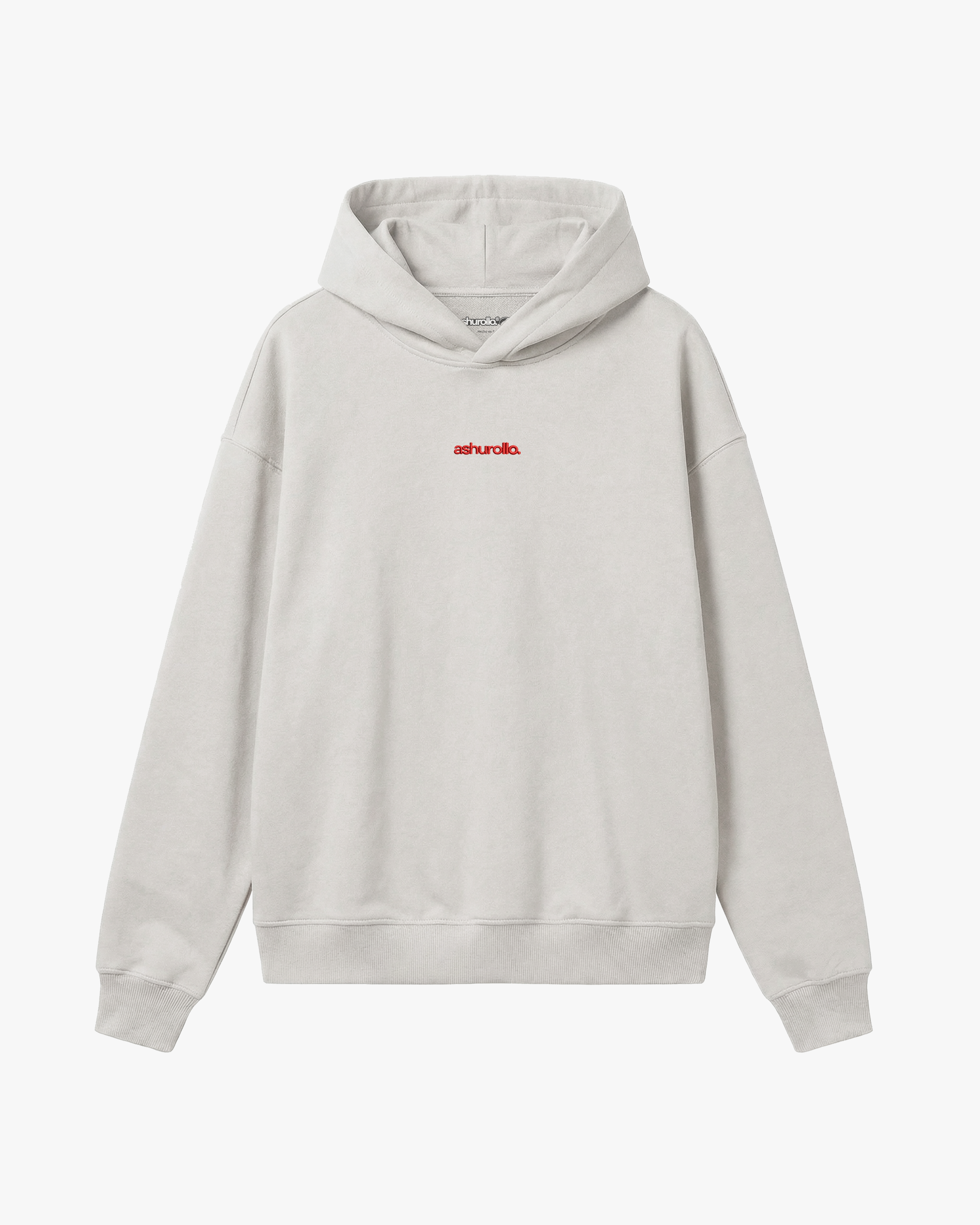 Sudadera A TU ROLLO. Beige Crema & Rojo