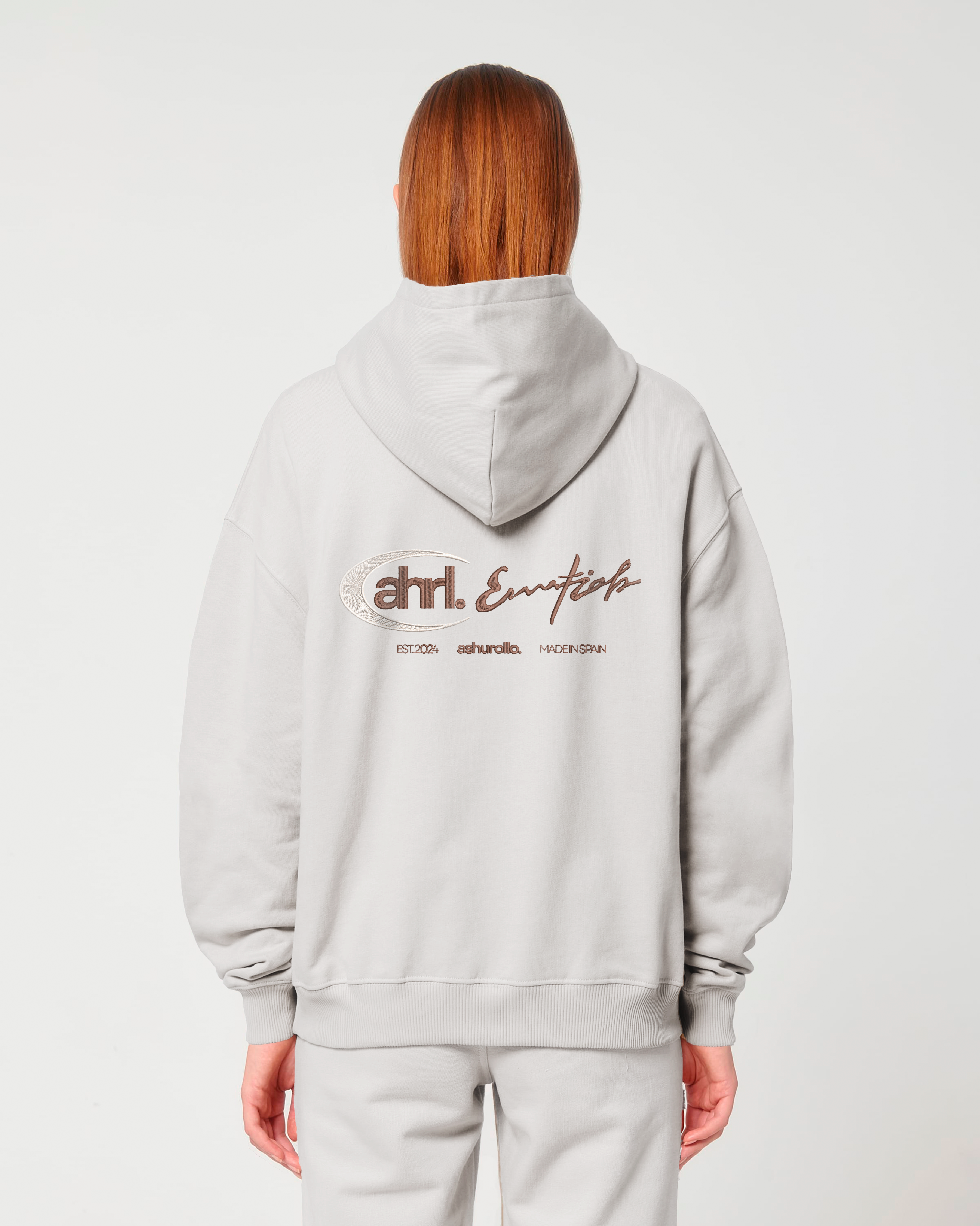Sudadera Essentials Beige Crema & Café