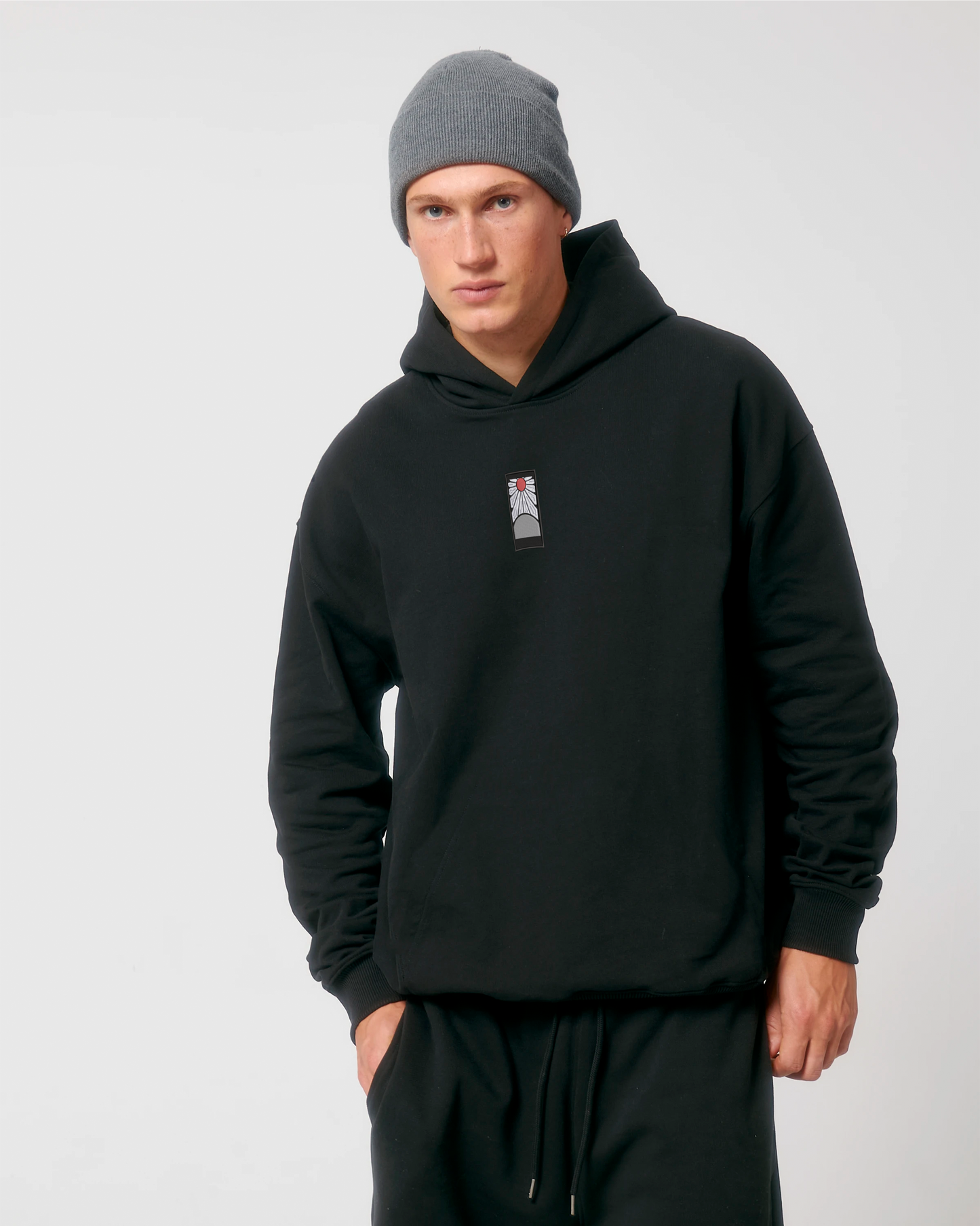 Hoodie Oversize Unisex // Pendiente Solar - Kimetsu no Yaiba