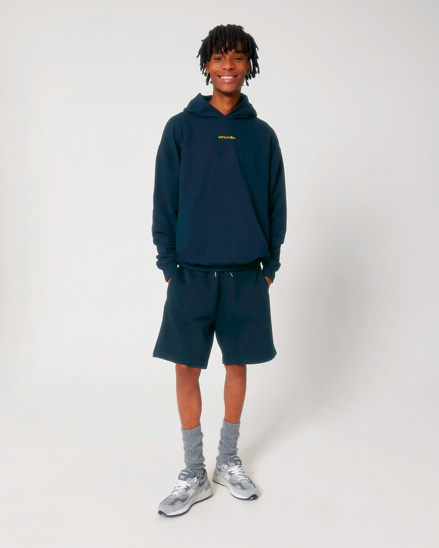 Sudadera Basic Signature Azul Marino