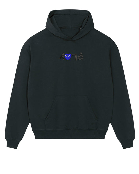 Hoodie Oversize // blue heart